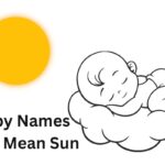 Baby Names That Mean Sun