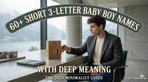 Read more about the article 60+ Short 3-Letter Baby Boy Names with Deep Meaning: The 2026 Minimalist Guide