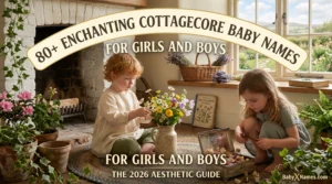 Read more about the article 80+ Enchanting Cottagecore Baby Names for Girls and Boys: The 2026 Aesthetic Guide