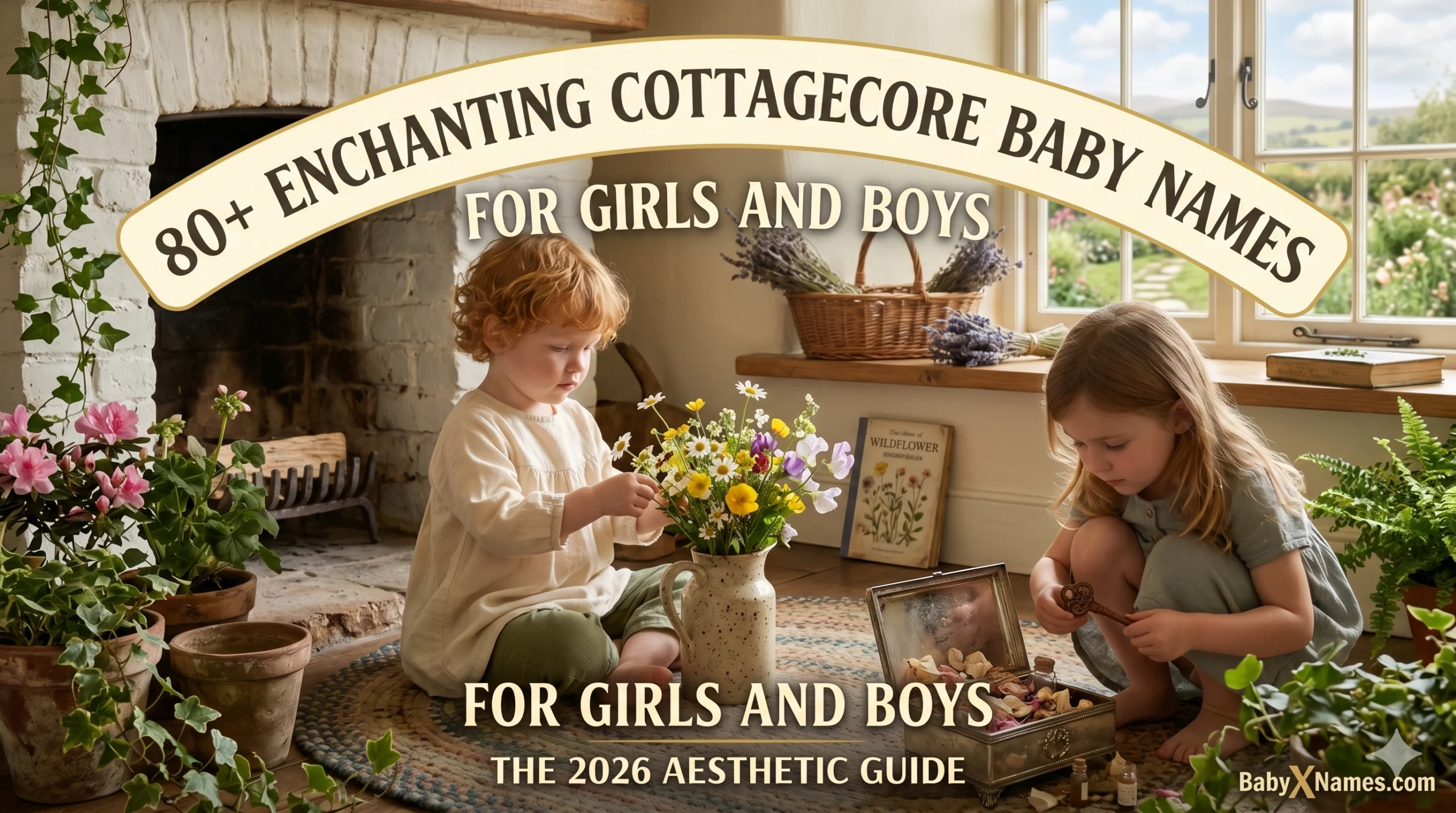 Read more about the article 80+ Enchanting Cottagecore Baby Names for Girls and Boys: The 2026 Aesthetic Guide