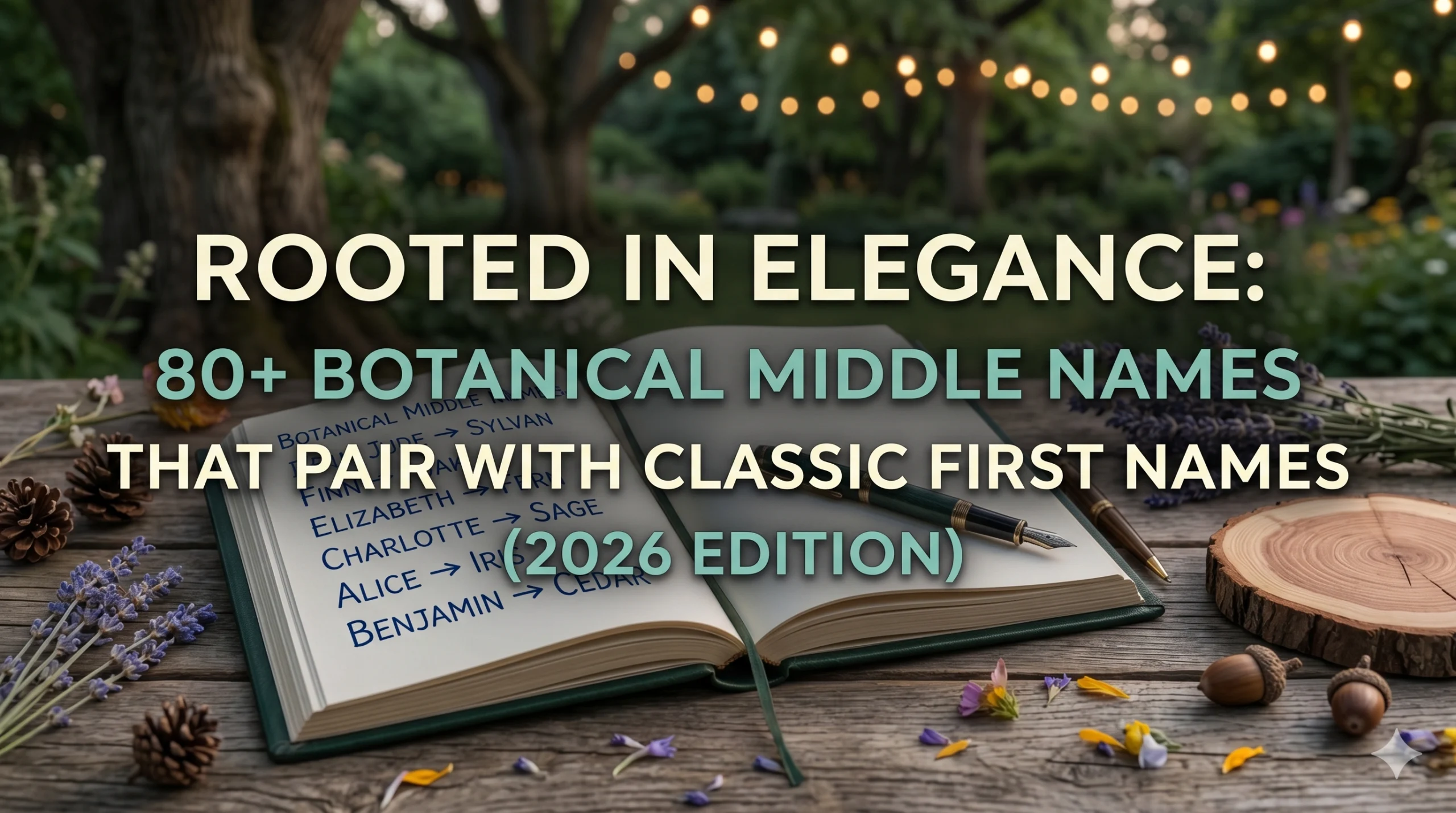 You are currently viewing Rooted in Elegance: 80+ Botanical Middle Names That Pair With Classic First Names