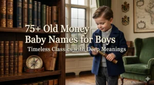 Read more about the article 75+ Timeless Old Money Baby Names for Boys with Meanings: The 2026 Definitive Guide