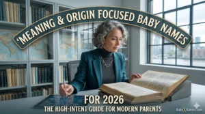 Read more about the article Meaning & Origin Focused Baby Names for 2026: The High-Intent Guide for Modern Parents