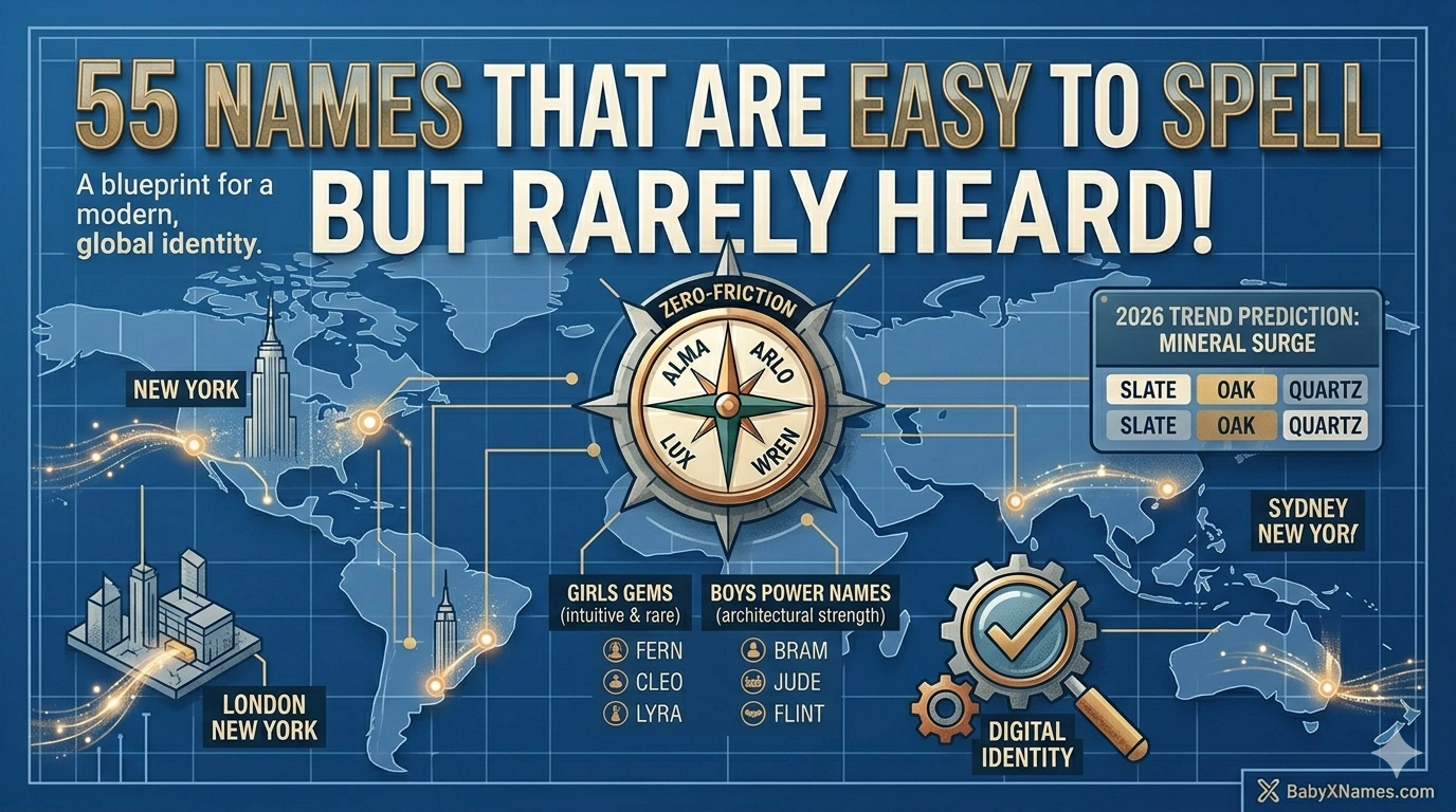 55 Names That Are Easy to Spell but Rarely Heard: The 2026 Parent’s ...