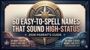 Read more about the article 60 Easy-to-Spell Names That Sound High-Status: The 2026 Parent’s Guide