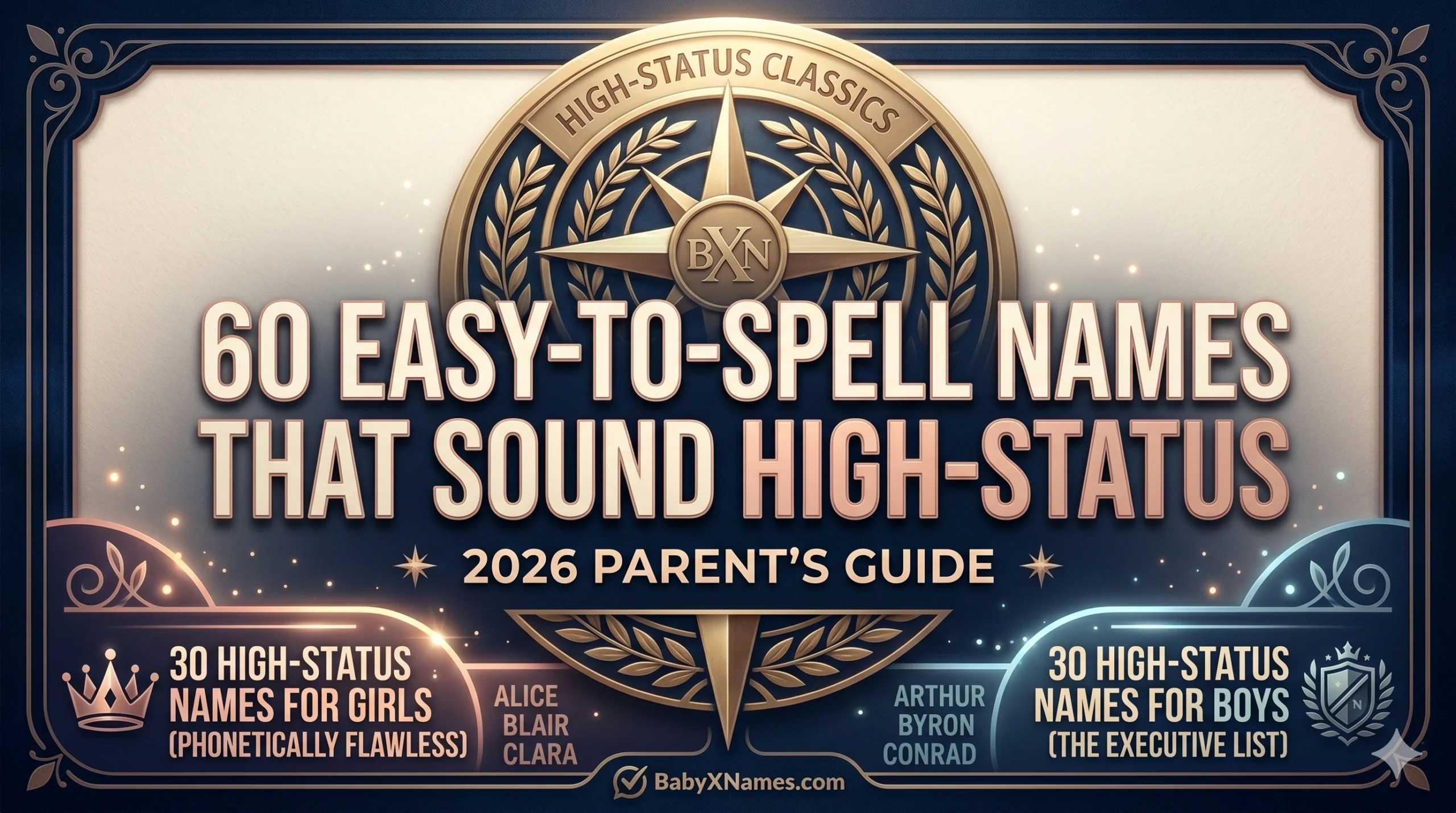 You are currently viewing 60 Easy-to-Spell Names That Sound High-Status: The 2026 Parent’s Guide