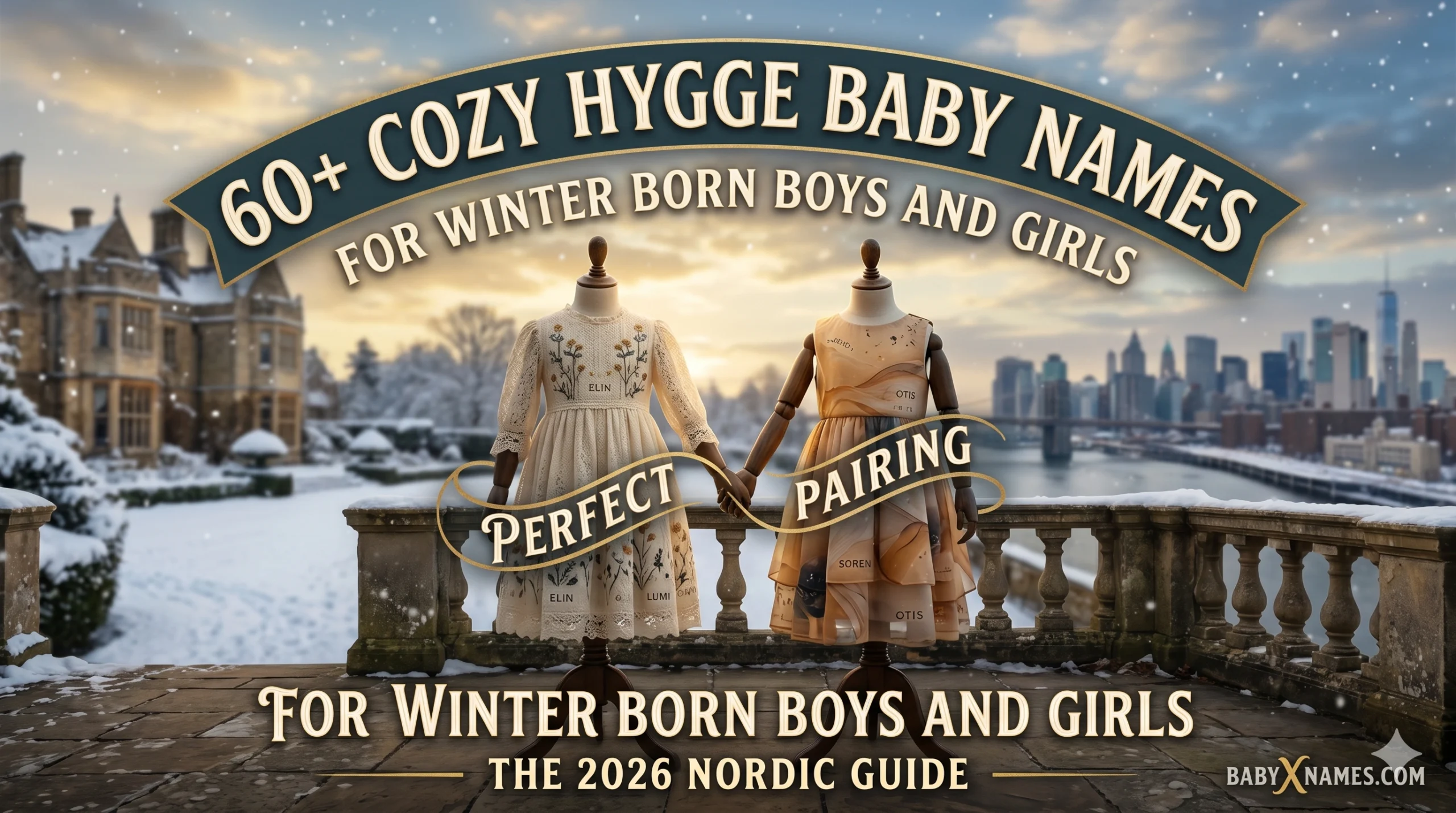 Read more about the article The Winter Glow: 60+ Cozy Hygge Baby Names for Winter Born Boys and Girls