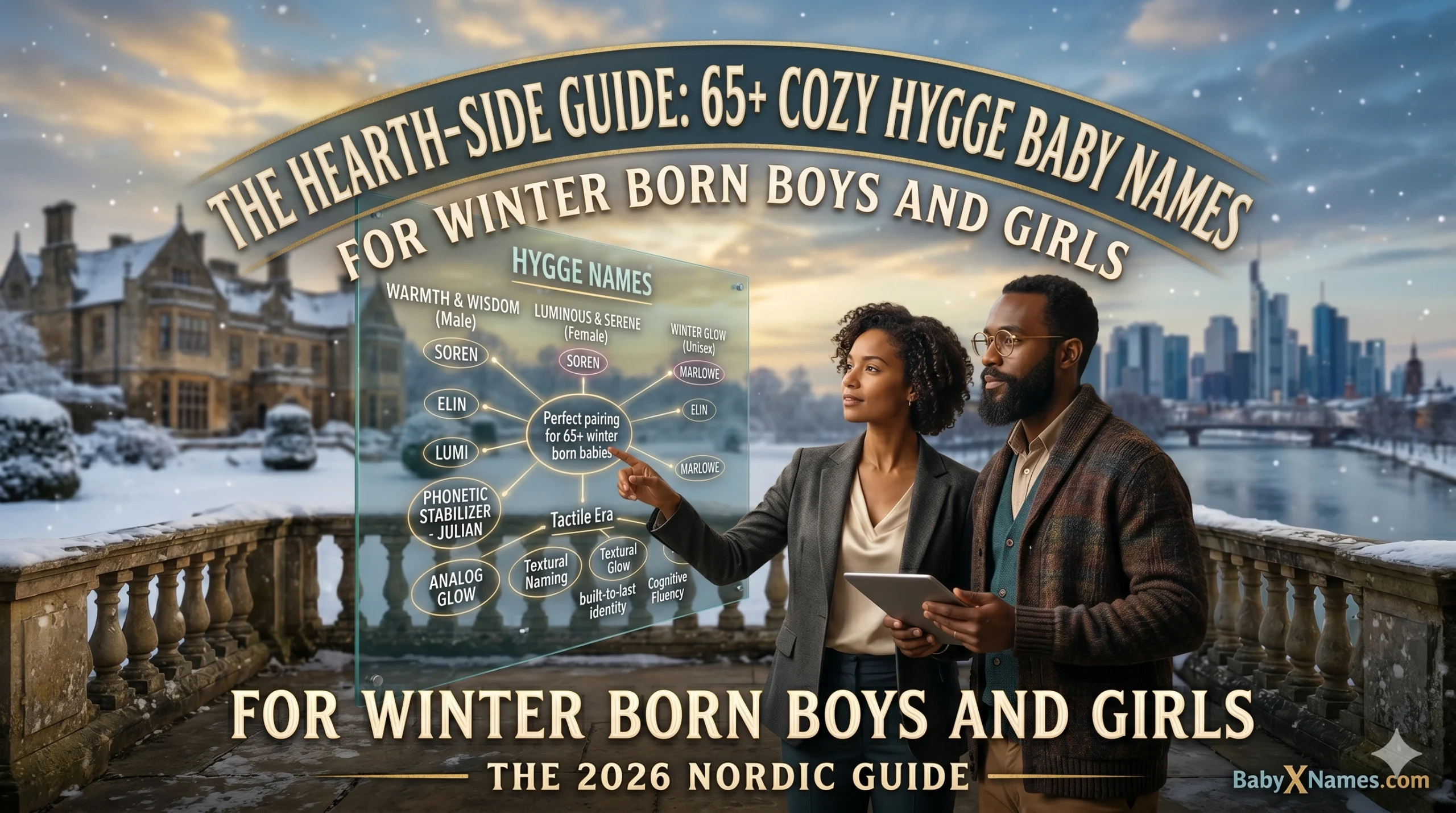 Read more about the article The Hearth-Side Guide: 65+ Cozy Hygge Baby Names for Winter Born Boys and Girls