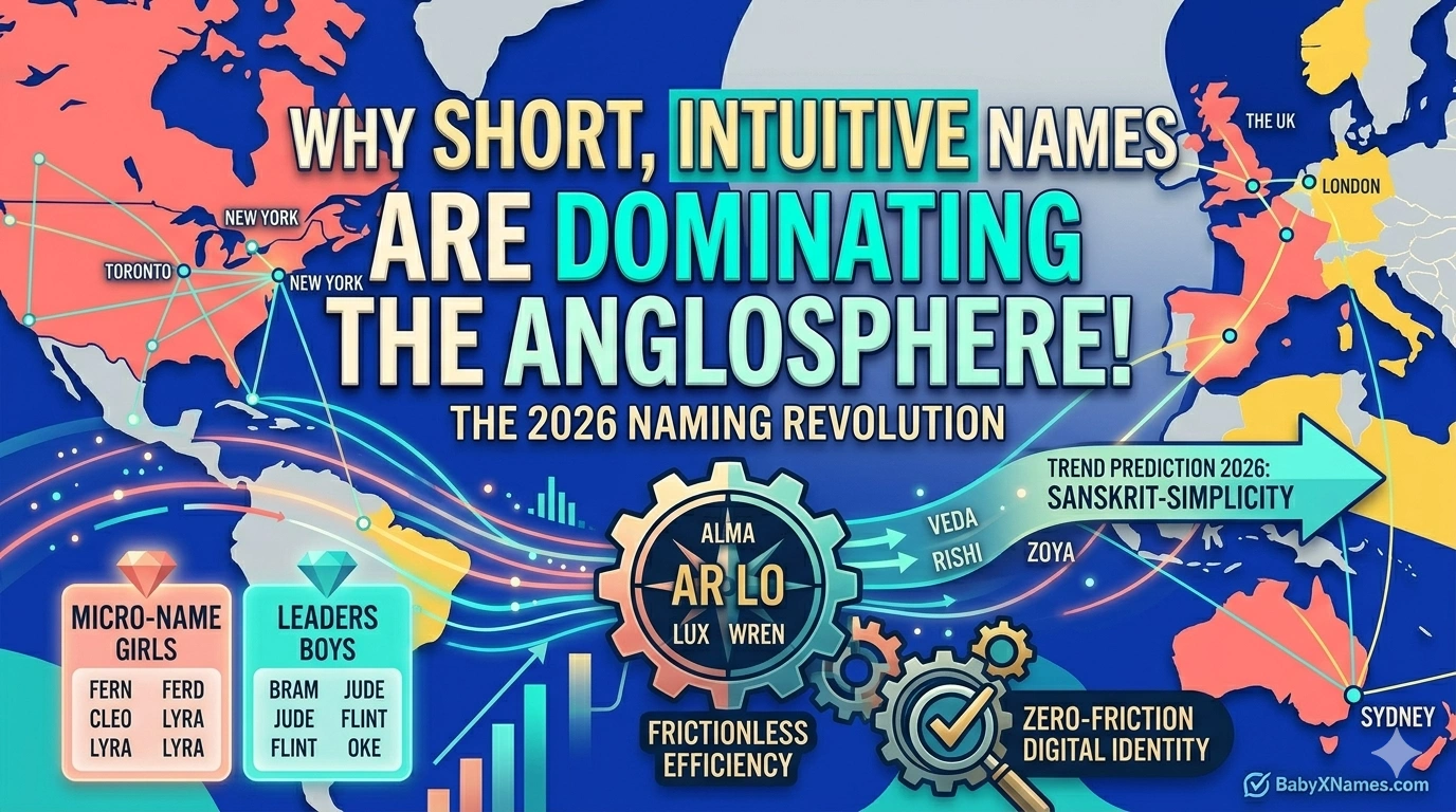 You are currently viewing Why Short, Intuitive Names are Dominating the Anglosphere: The 2026 Naming Revolution