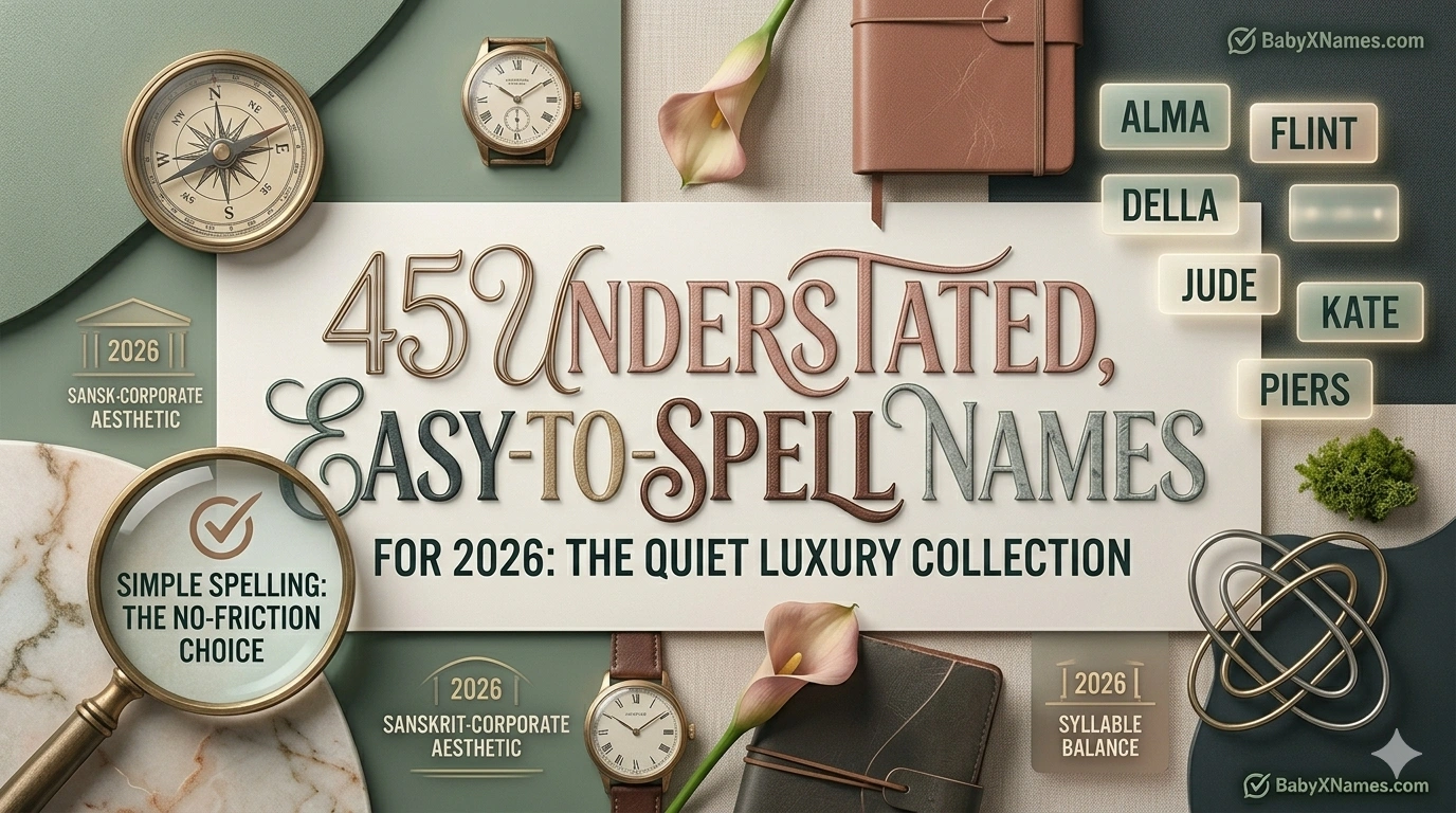 You are currently viewing 45 Understated, Easy-to-Spell Names for 2026: The Quiet Luxury Collection