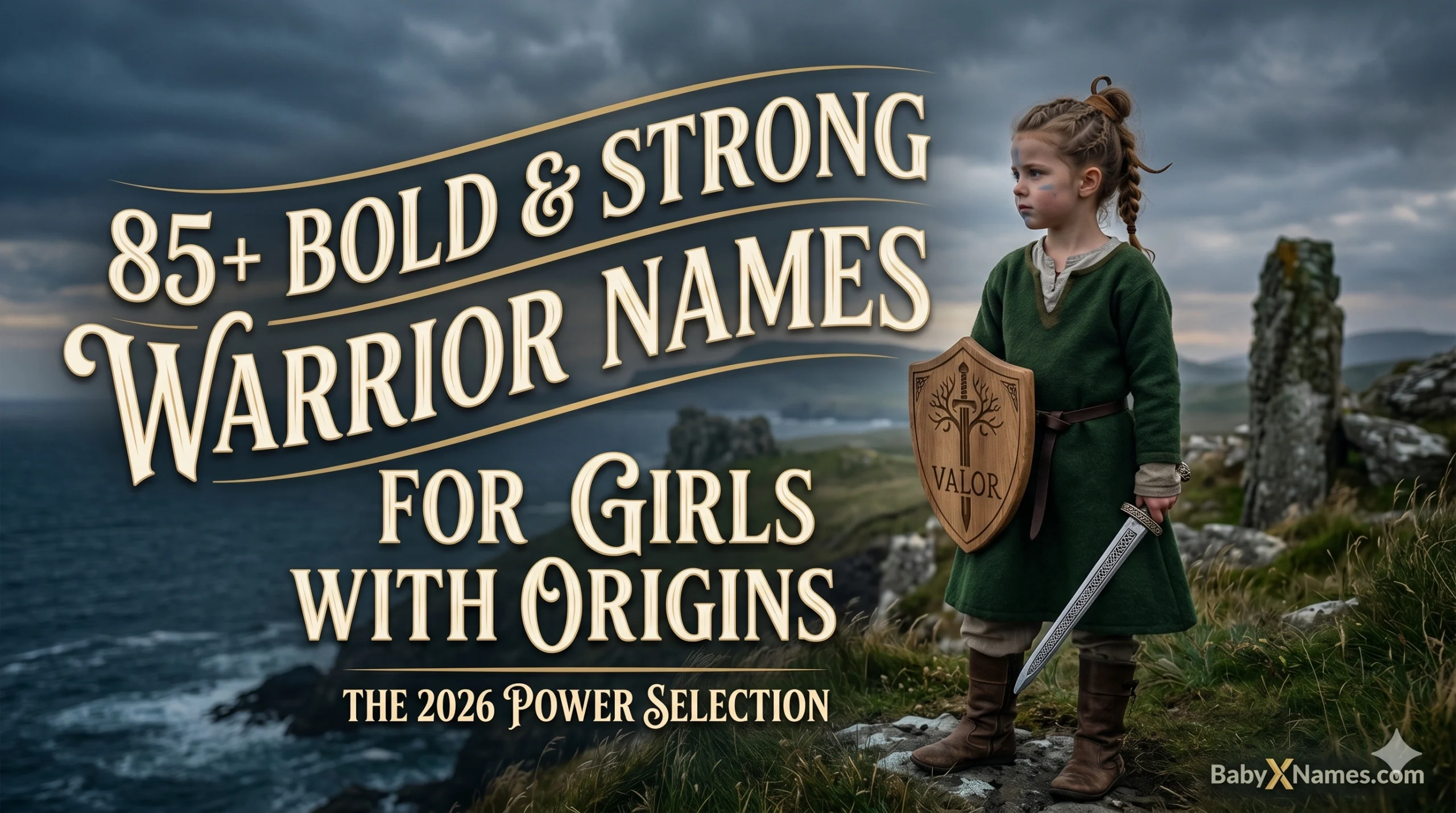 Read more about the article 85+ Bold and Strong Warrior Names for Girls with Origins: The 2026 Power Selection