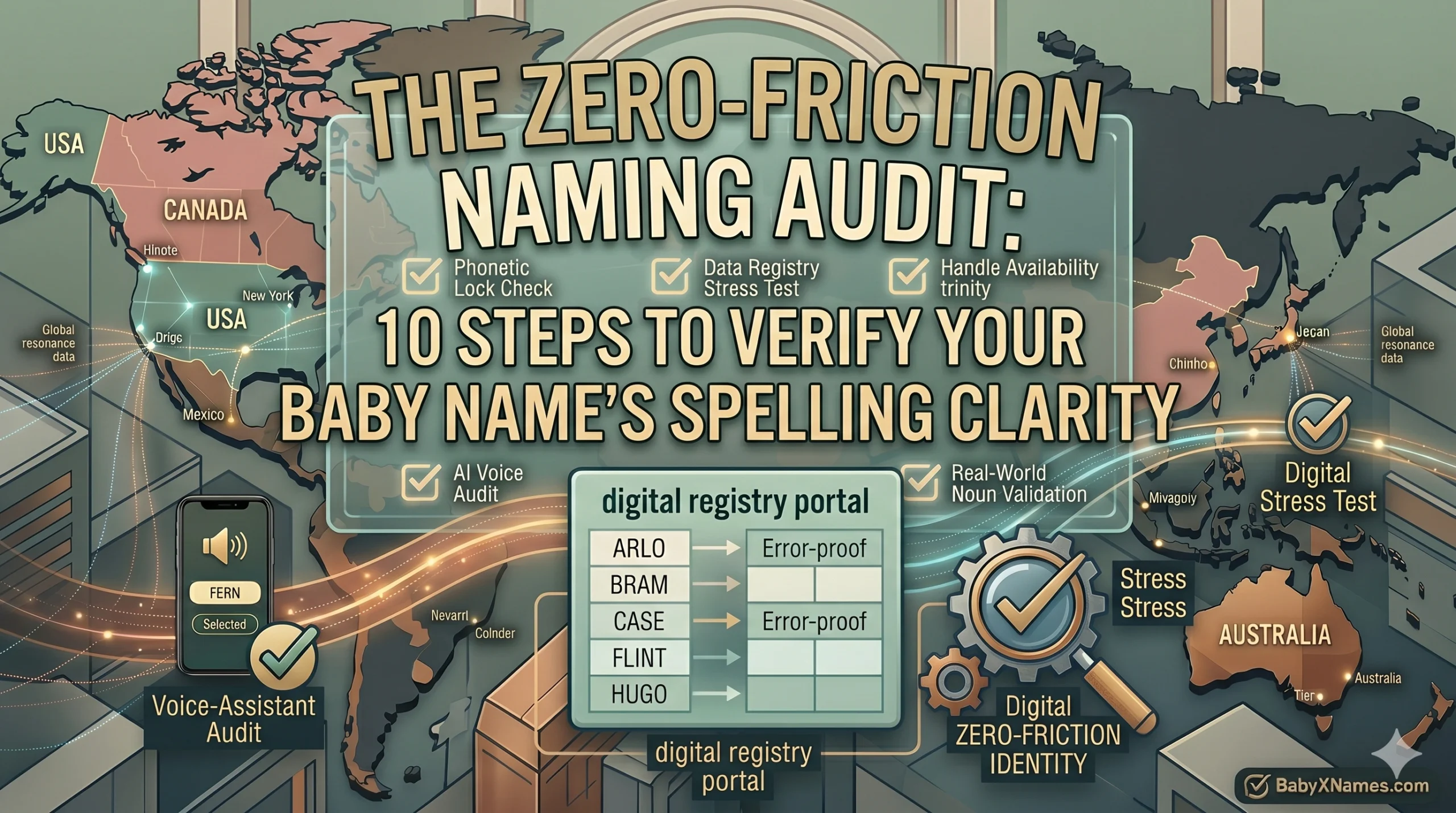 You are currently viewing The Zero-Friction Naming Audit: 10 Steps to Verify Your Baby Name’s Spelling Clarity