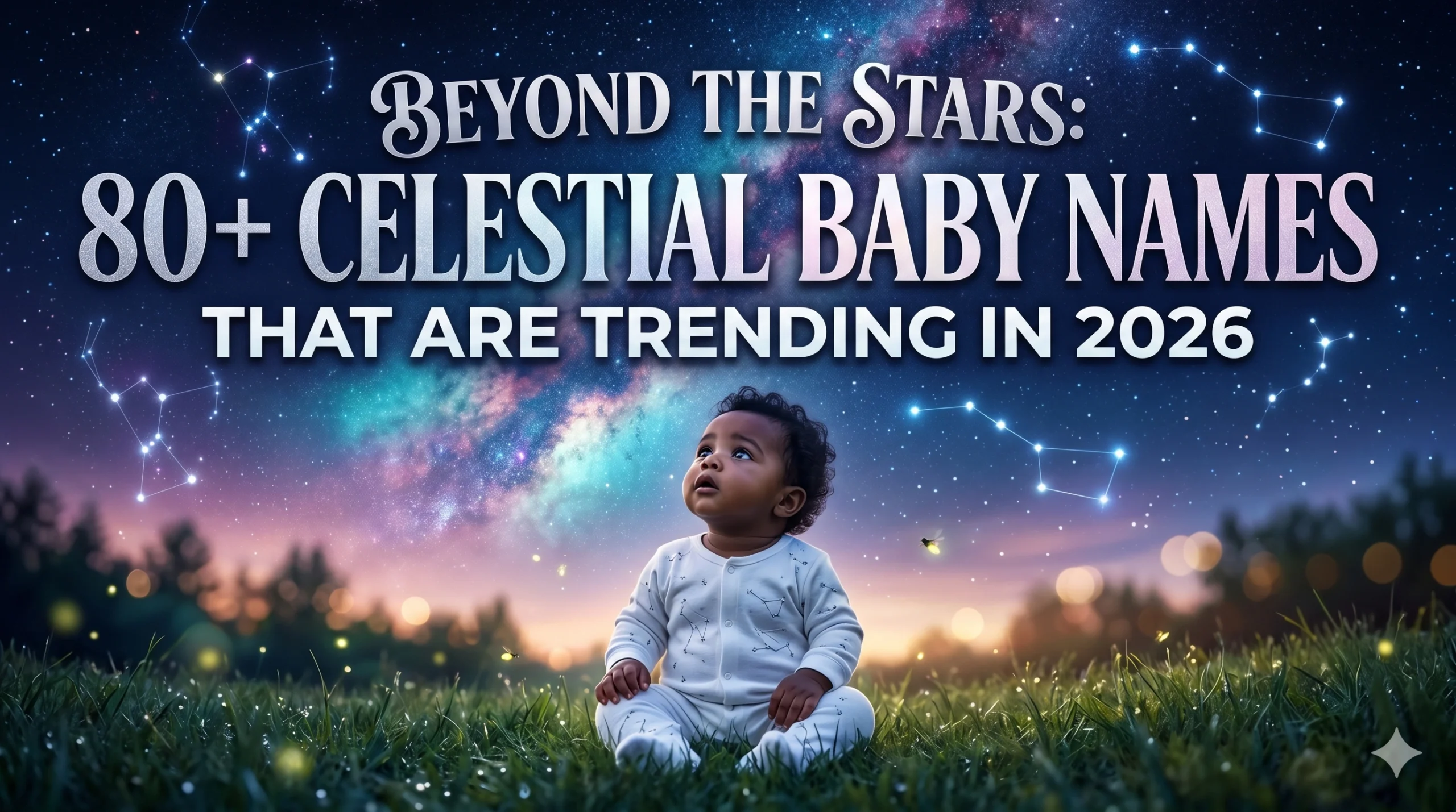 You are currently viewing Beyond the Stars: 80+ Celestial Baby Names That Are Trending in 2026