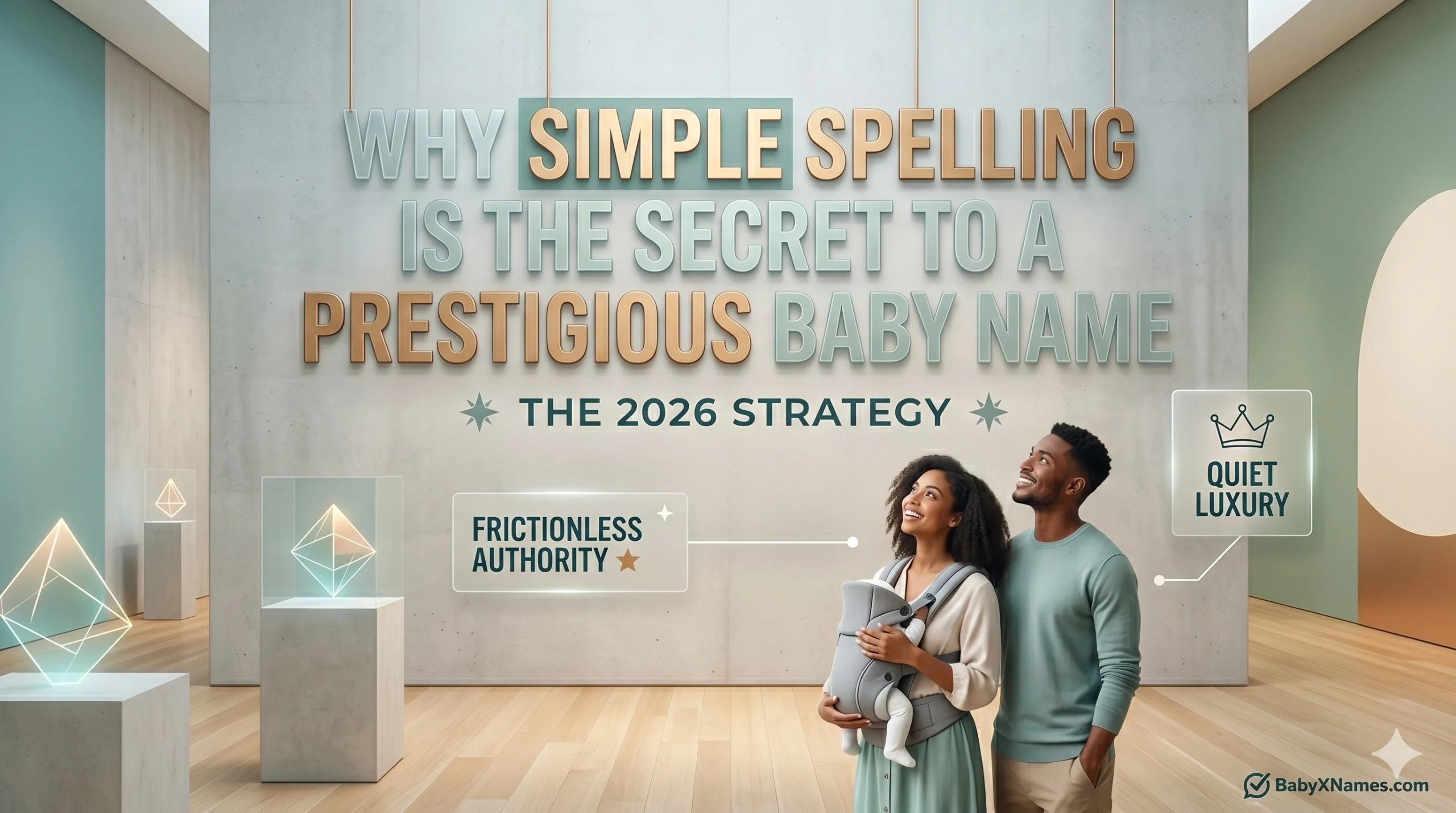 You are currently viewing Why Simple Spelling is the Secret to a Prestigious Baby Name: The 2026 Strategy